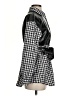 Shein Houndstooth Black Long Sleeve Blouse Size 4 - photo 4