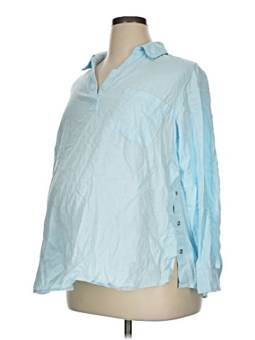 Isabel Maternity Long Sleeve Blouse (view 1)