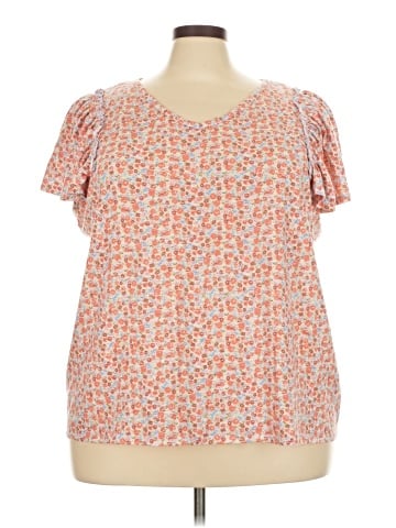 LC Lauren Conrad Short Sleeve Blouse (view 1)