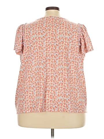 LC Lauren Conrad Short Sleeve Blouse (view 2)