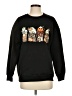 Shein 100% Polyester Graphic Black Sweatshirt Size S - photo 1