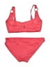 MICHAEL Michael Kors Solid Red Pink Two Piece Swimsuit Size XS - photo 2