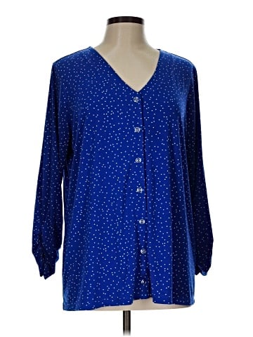 Susan Graver 3/4 Sleeve Blouse (view 1)