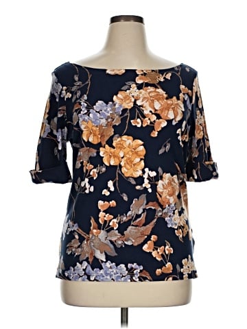 Lauren by Ralph Lauren 3/4 Sleeve T-Shirt (view 1)
