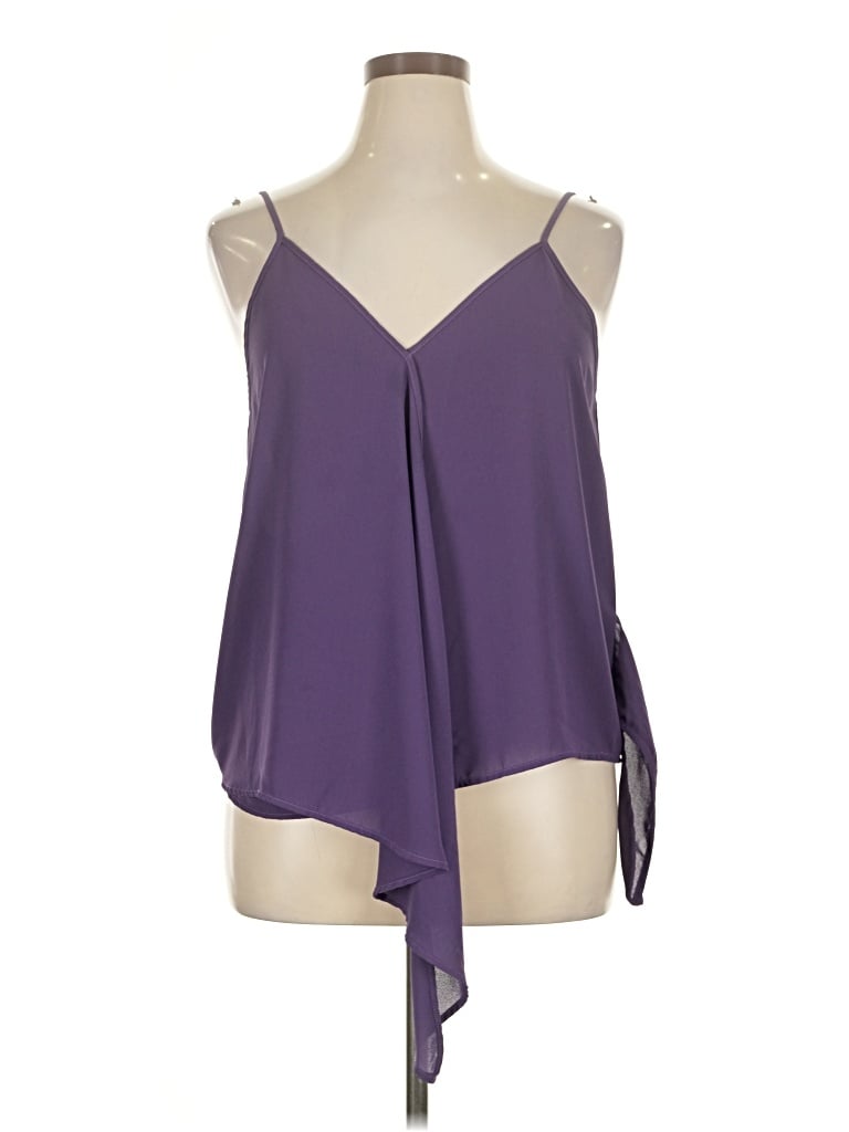 Pre-owned Papermoon Sleeveless Blouse In Purple
