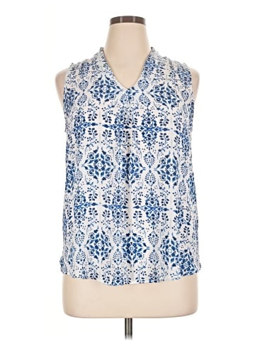 Worthington Sleeveless Blouse (view 1)