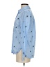 Talbots 100% Cotton Stars Blue Long Sleeve Button-Down Shirt Size XS - photo 5