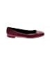 Prada Burgundy Leather Studded Ballet Flats Size EU 41 - photo 1
