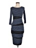 Bailey 44 Stripes Blue Casual Dress Size M - photo 1