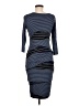Bailey 44 Stripes Blue Casual Dress Size M - photo 2