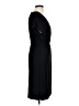 Attention Solid Black Casual Dress Size L - photo 4