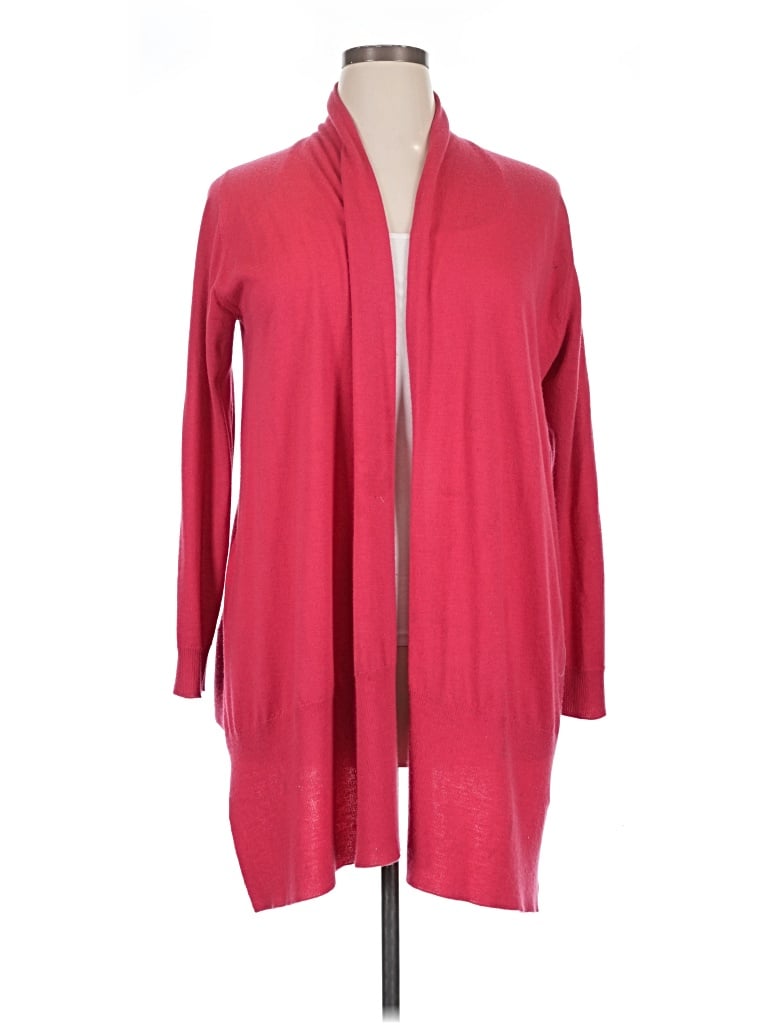 Pre-owned Carlisle Cashmere Cardigan Sweater In Pink