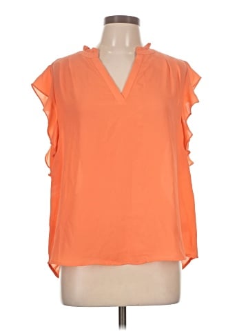 Liz Claiborne Short Sleeve Blouse (view 1)