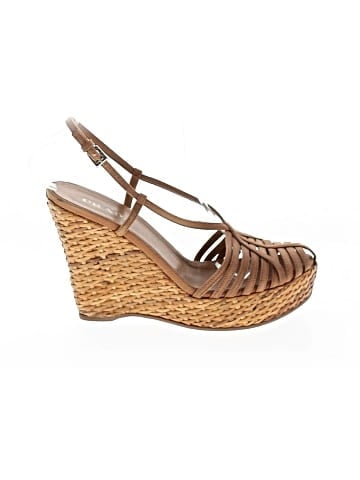 Prada Woven Wedge Heels (view 1)