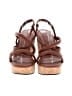 Unbranded Brown Tan Wedges Size 8 - photo 2