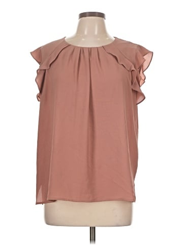 Liz Claiborne Short Sleeve Blouse (view 1)