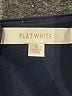 Flat White 100% Polyester Metallic Silver Cocktail Dress Size S - photo 7