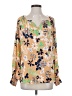 CAbi 100% Polyester Orange Long Sleeve Blouse Size S - photo 1