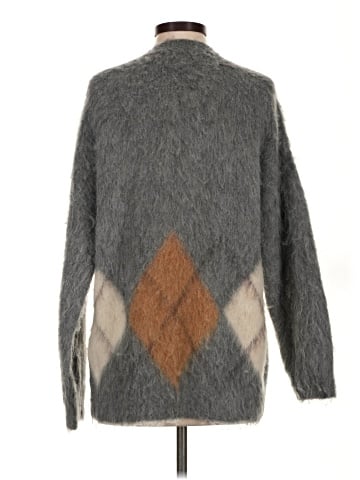 Madewell Brushed Argyle Crewneck Sweater (view 2)