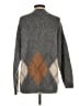 Madewell Argyle Gray Pullover Sweater Size S - photo 2