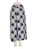 Zara Argyle Blue Casual Pants Size S - photo 2