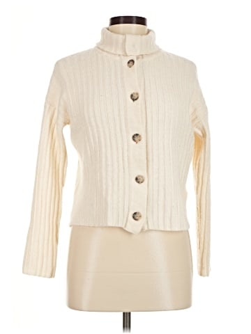Madewell Oversize-Collar Cardigan Sweater (view 1)
