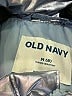 Old Navy 100% Polyester Metallic Silver Vest Size 8 - photo 3