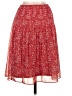 Max Studio 100% Polyester Paisley Red Casual Skirt Size XS - photo 2