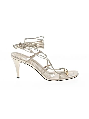 Gucci Leather GG Accent Strappy Sandals (view 1)