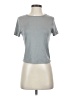 colsie Metallic Silver Active T-Shirt Size S - photo 1