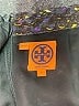 Tory Burch 100% Silk Tweed Black Purple Silk Skirt Size 4 - photo 4
