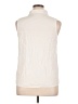 Ann Taylor LOFT Ivory Sleeveless Button-Down Shirt Size XL - photo 2