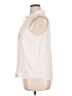 Ann Taylor LOFT Ivory Sleeveless Button-Down Shirt Size XL - photo 5