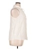 Ann Taylor LOFT Ivory Sleeveless Button-Down Shirt Size XL - photo 4