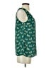 ModCloth 100% Polyester Green Sleeveless Blouse Size S - photo 4