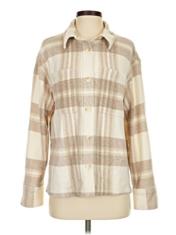 American Eagle Outfitters Long Sleeve Button-Down Shirt (view 1)