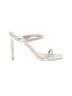 Stuart Weitzman Silver Sandals Size 9 1/2 - photo 1