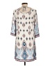 Unbranded Print Ivory Casual Dress Size L - photo 2
