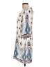 Unbranded Print Ivory Casual Dress Size L - photo 5