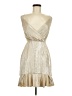 NBD 100% Polyester Metallic Gold Cocktail Dress Size M - photo 1