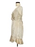NBD 100% Polyester Metallic Gold Cocktail Dress Size M - photo 5