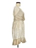 NBD 100% Polyester Metallic Gold Cocktail Dress Size M - photo 4