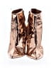 Qupid Gold Ankle Boots Size 6 - photo 2
