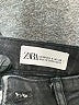 Zara Black Denim Shorts Size 6 - photo 3
