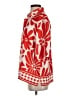H&M 100% Polyester Print Red 3/4 Sleeve Blouse Size S - photo 5