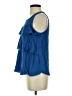Hayden Blue Sleeveless Blouse Size S - photo 5