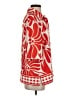 H&M 100% Polyester Print Red 3/4 Sleeve Blouse Size S - photo 4