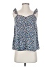 LC Lauren Conrad 100% Polyester Blue Sleeveless Blouse Size XS - photo 1
