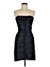 BCBGMAXAZRIA 100% Polyester Chevron-herringbone Black Cocktail Dress Size 6 - photo 1