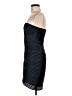 BCBGMAXAZRIA 100% Polyester Chevron-herringbone Black Cocktail Dress Size 6 - photo 5
